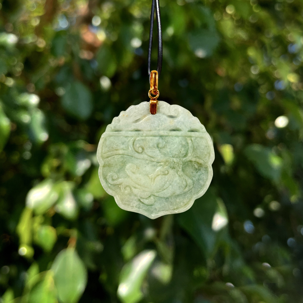 Carved Jade Pendant