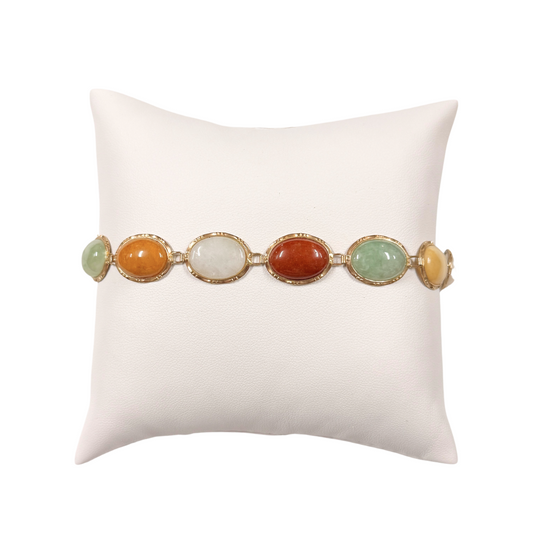 Multi-Color Jade Bracelet