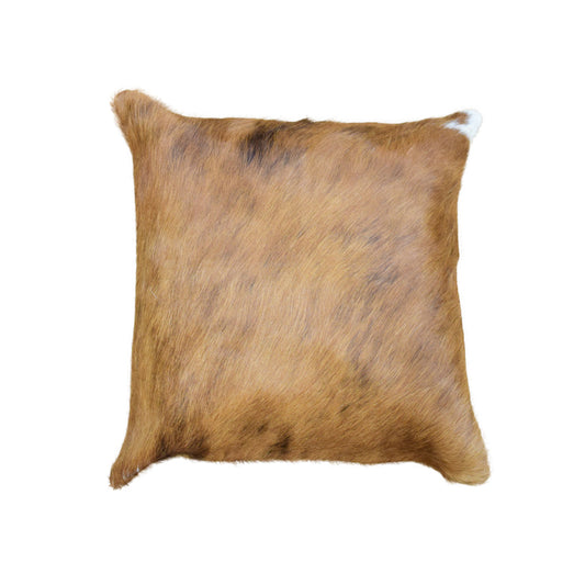 Brown Cowhide Pillow