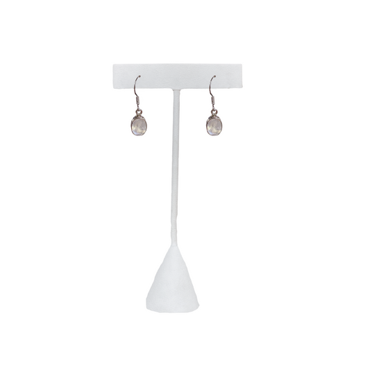 Oval Moonstone Earring