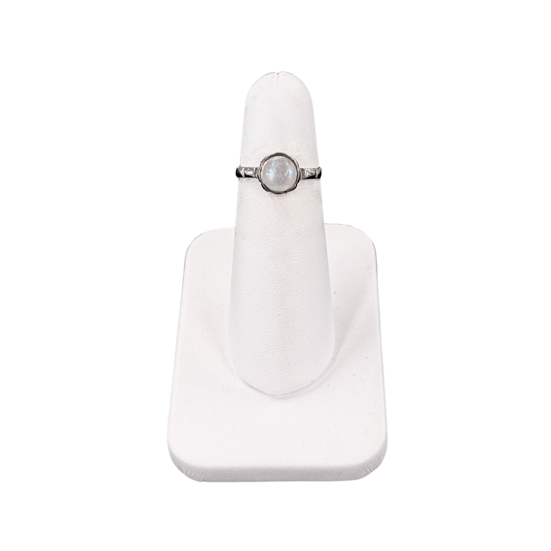 Moonstone Round Ring