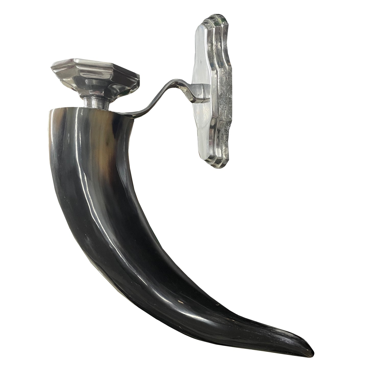 Cow Horn Candle Sconce