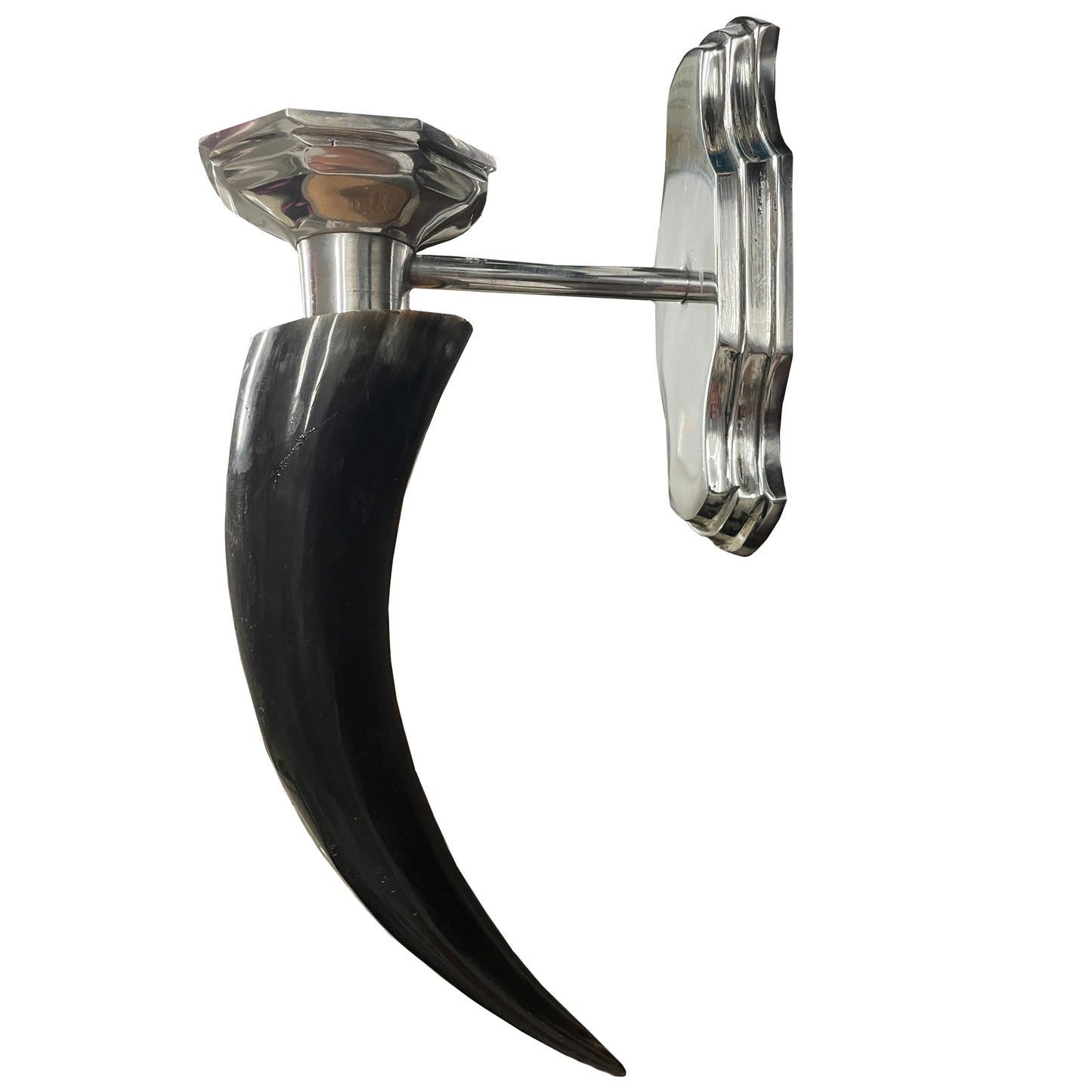 Cow Horn Candle Sconce