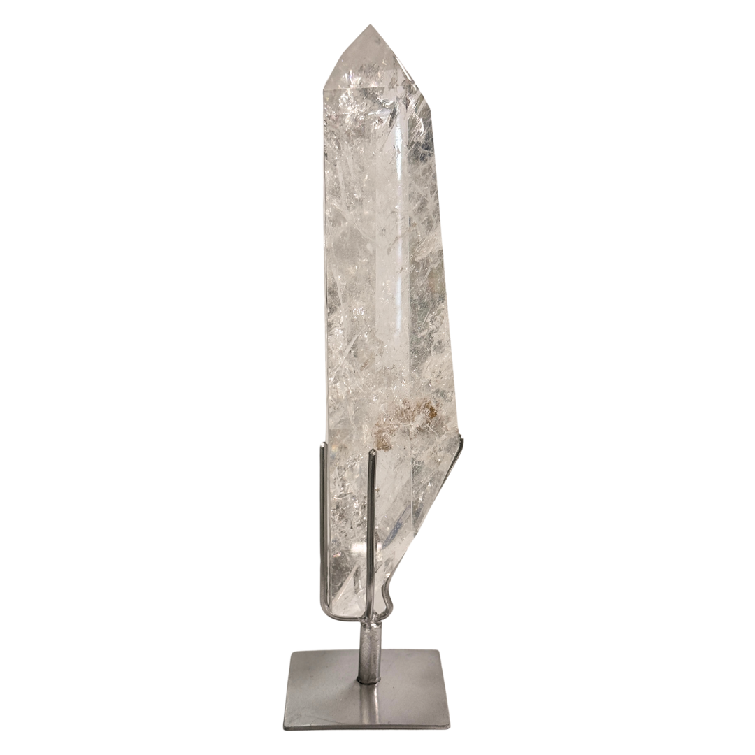 Clear Quartz Point on Stand
