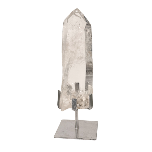Clear Quartz Point on Stand