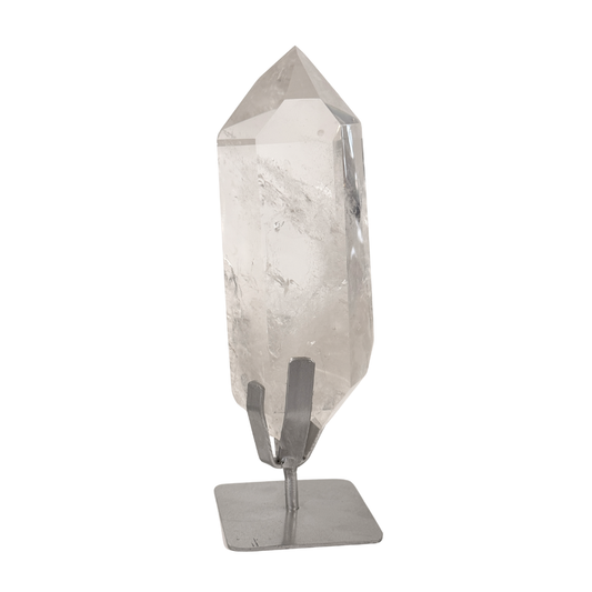 Clear Quartz Point on Stand