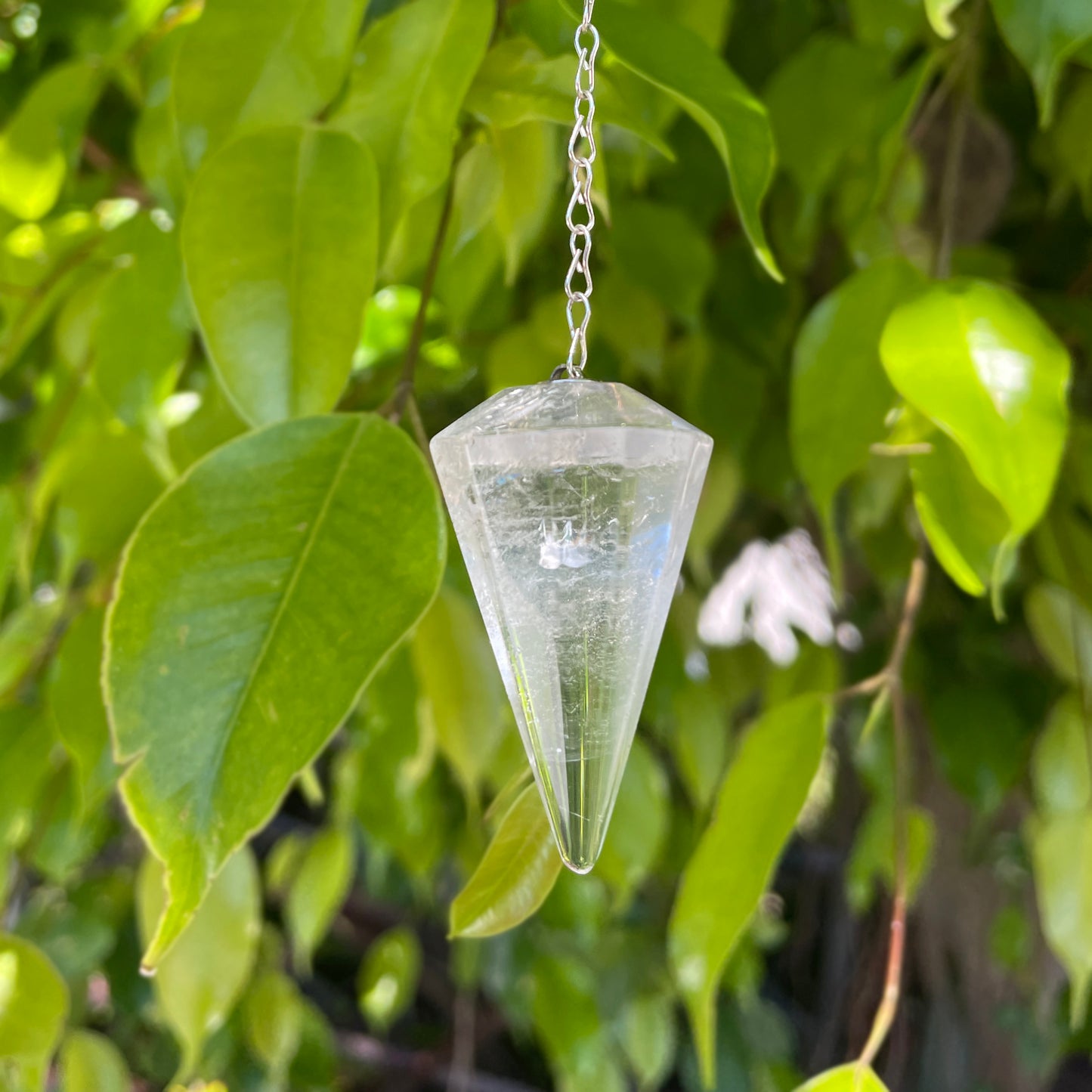 Clear Quartz Pendulum