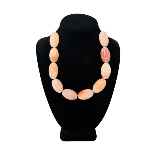Rose Quartz Beaded Necklace