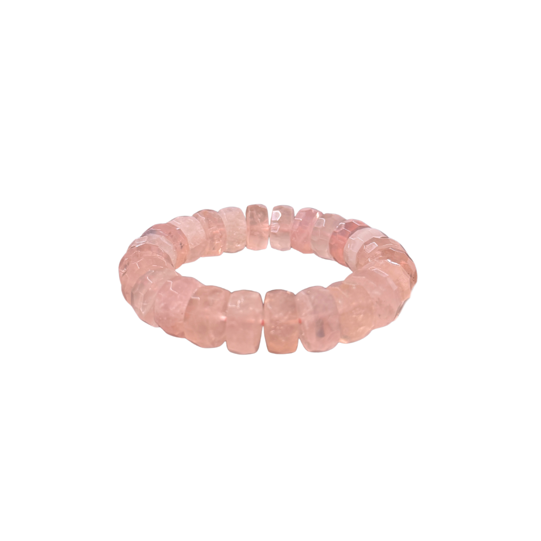 Rose Quartz Bead Bracelet