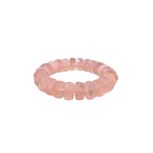 Rose Quartz Bead Bracelet