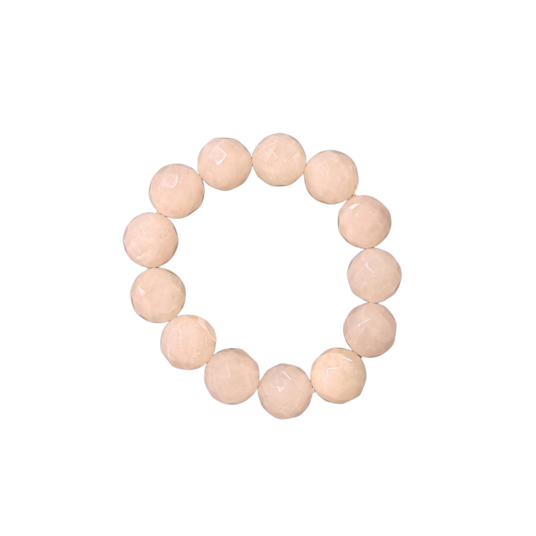 Rose Quartz Beaded Bracelet