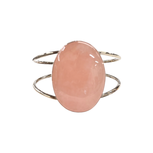 Rose Quartz Oval Bracelet