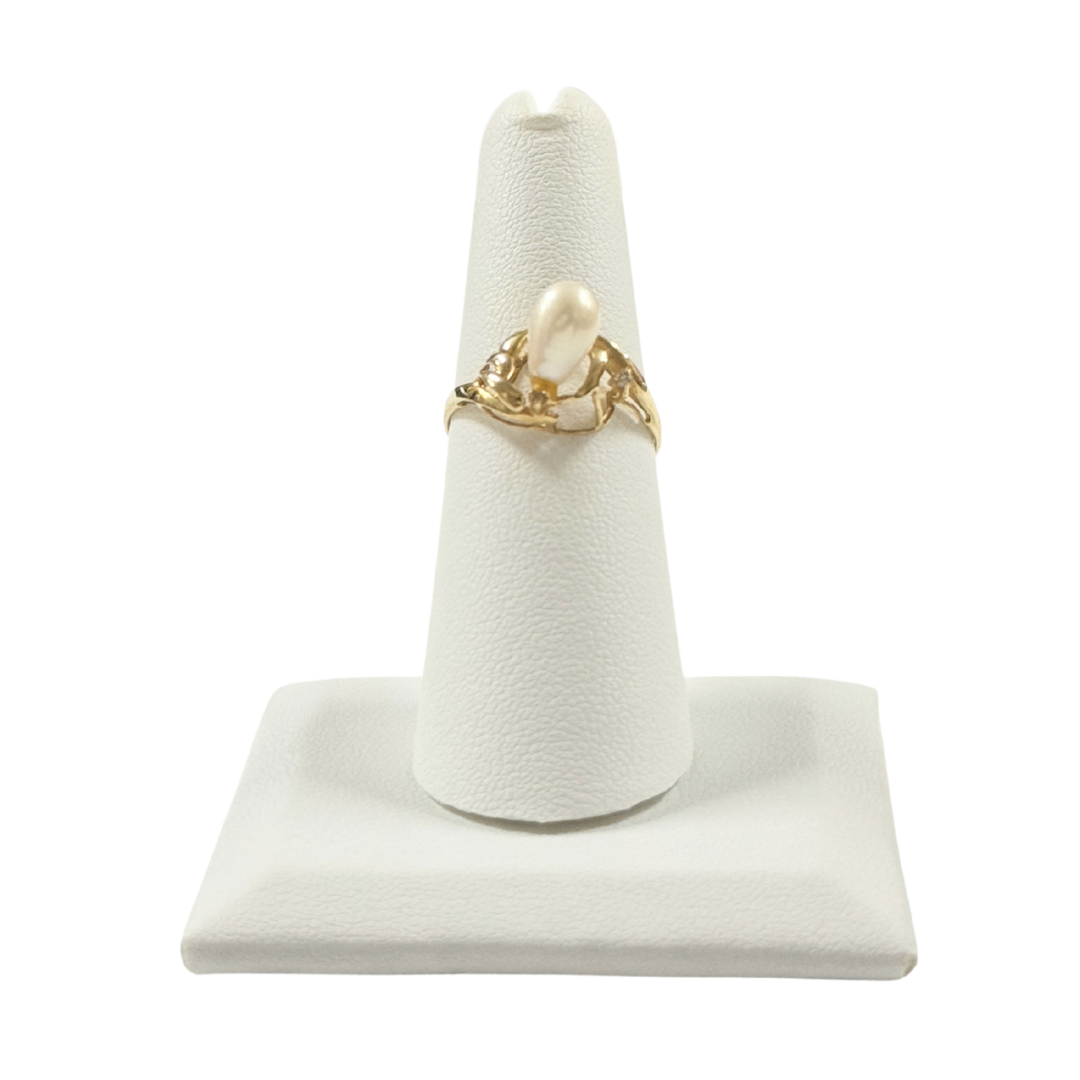 Mother of Pearl Baroque Ring