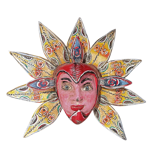 Sunburst Folk Mask