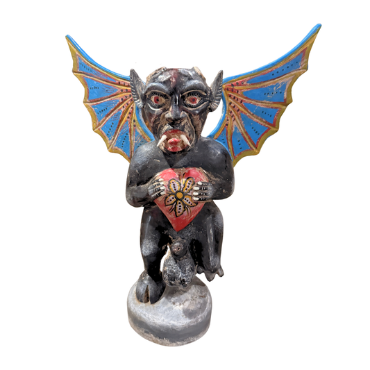 Winged Devil Heart Figure