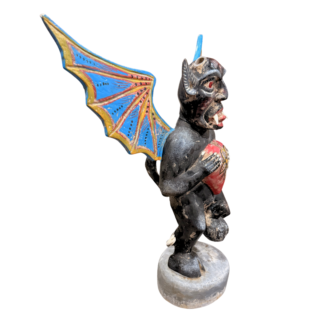 Winged Devil Heart Figure