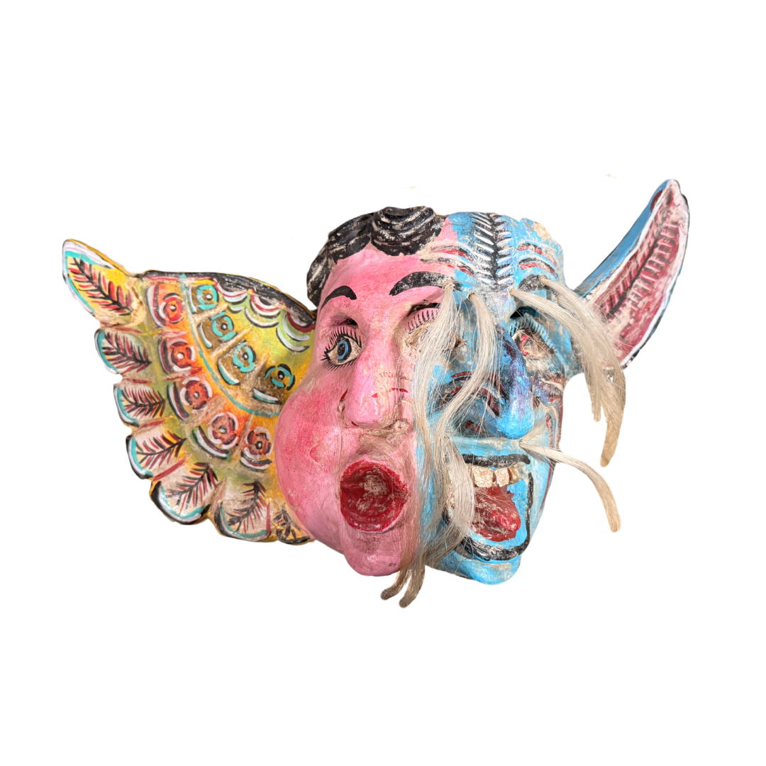 Angel Devil Split Face Mask