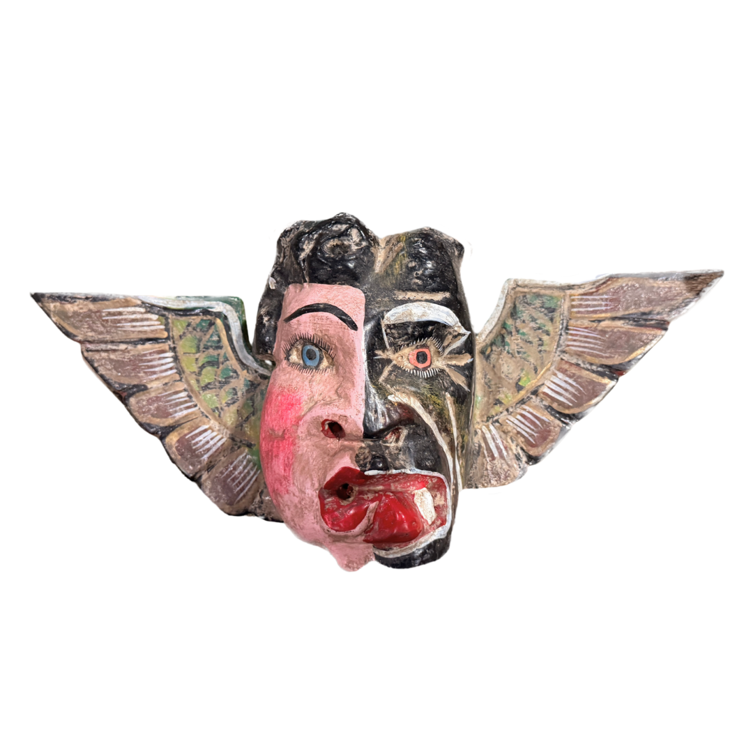 Angel Devil Split Face Mask