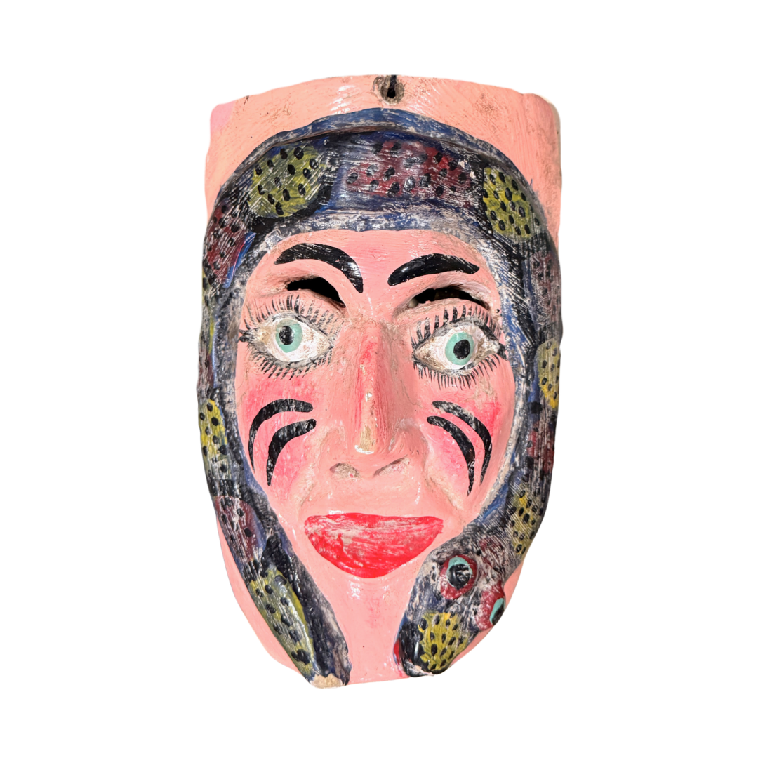 Painted Face Folk Mask