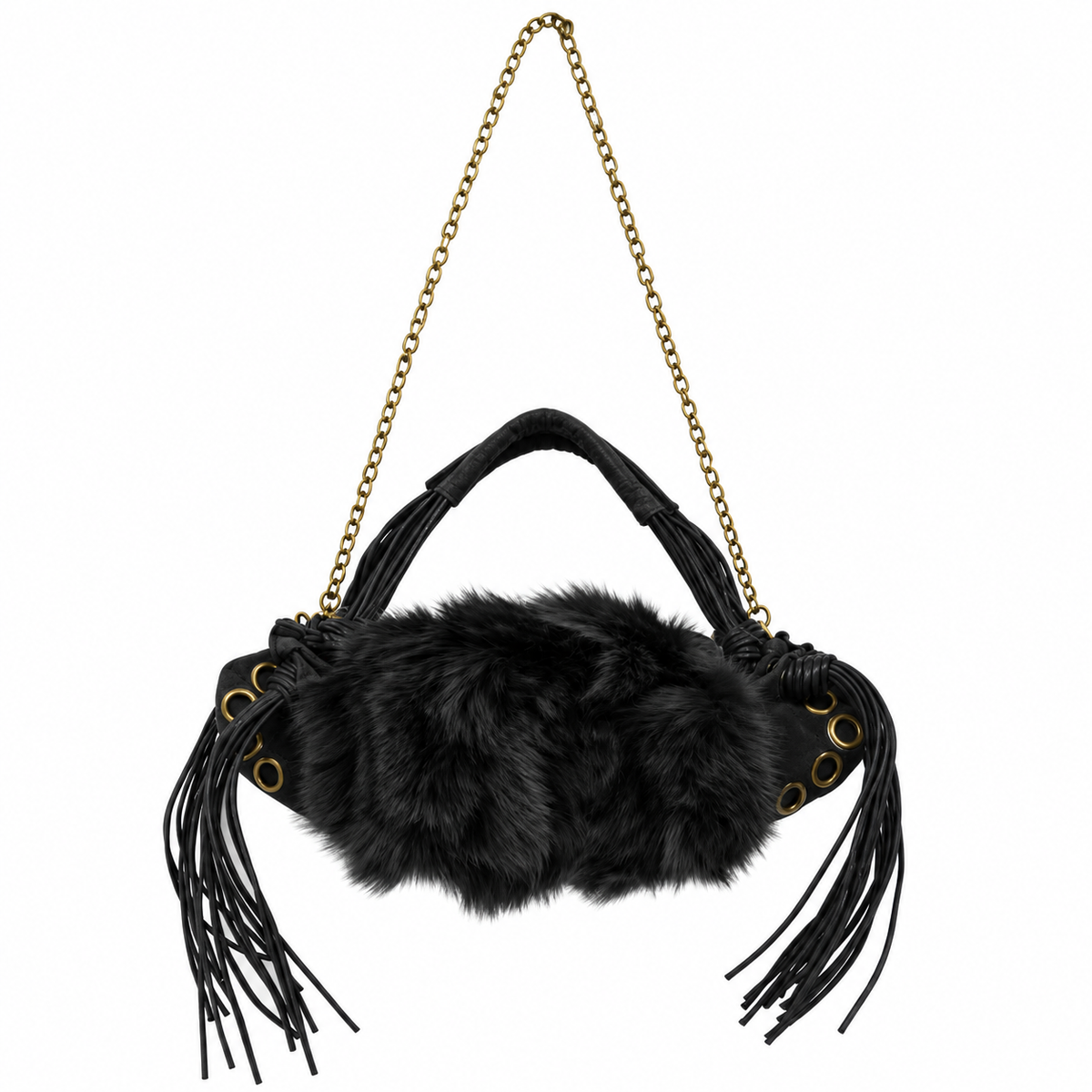 Fox Fur Handbag