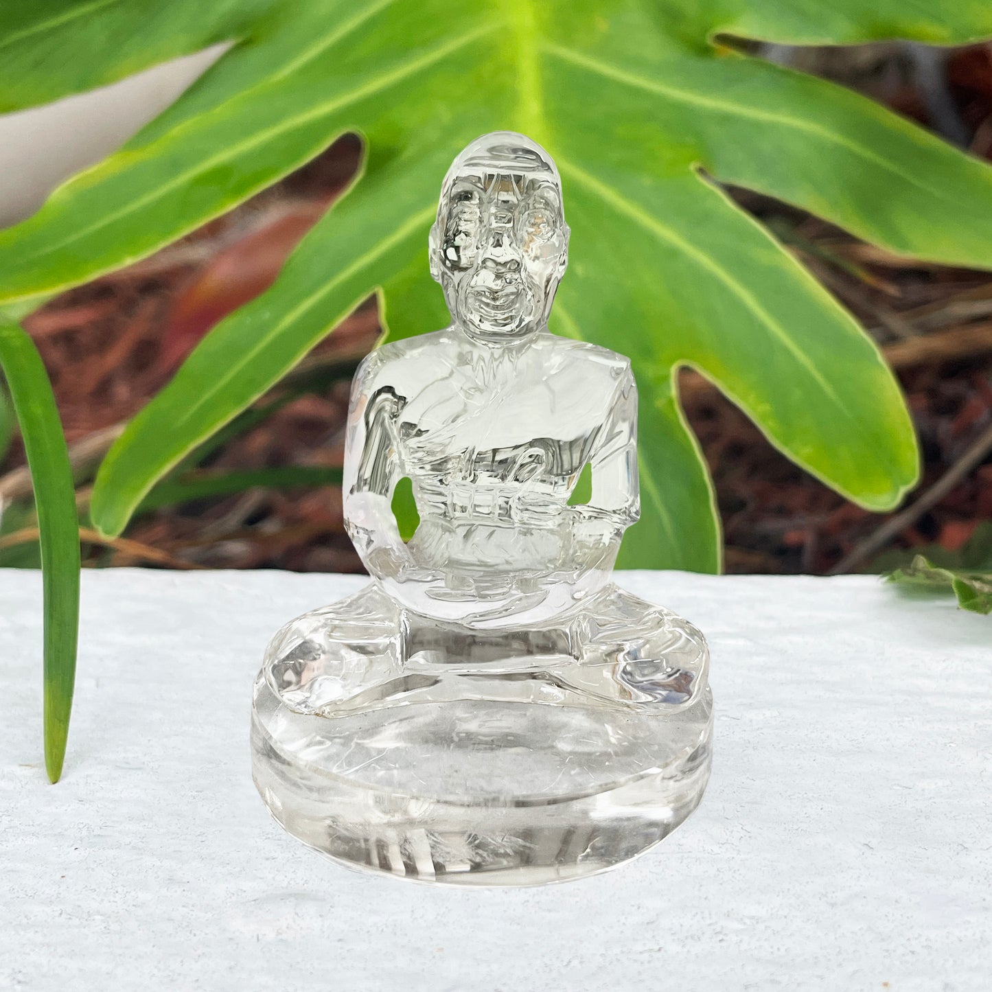 Clear Quartz Buddha