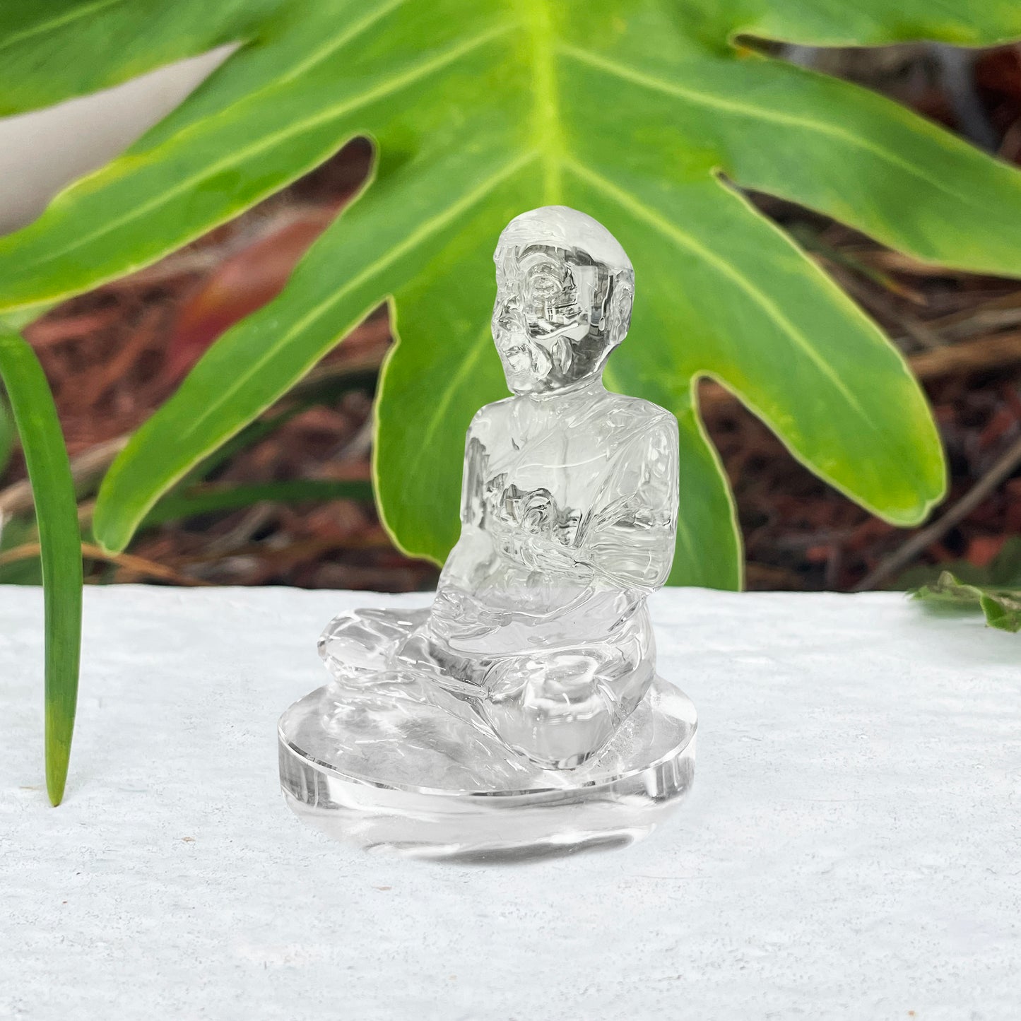 Clear Quartz Buddha