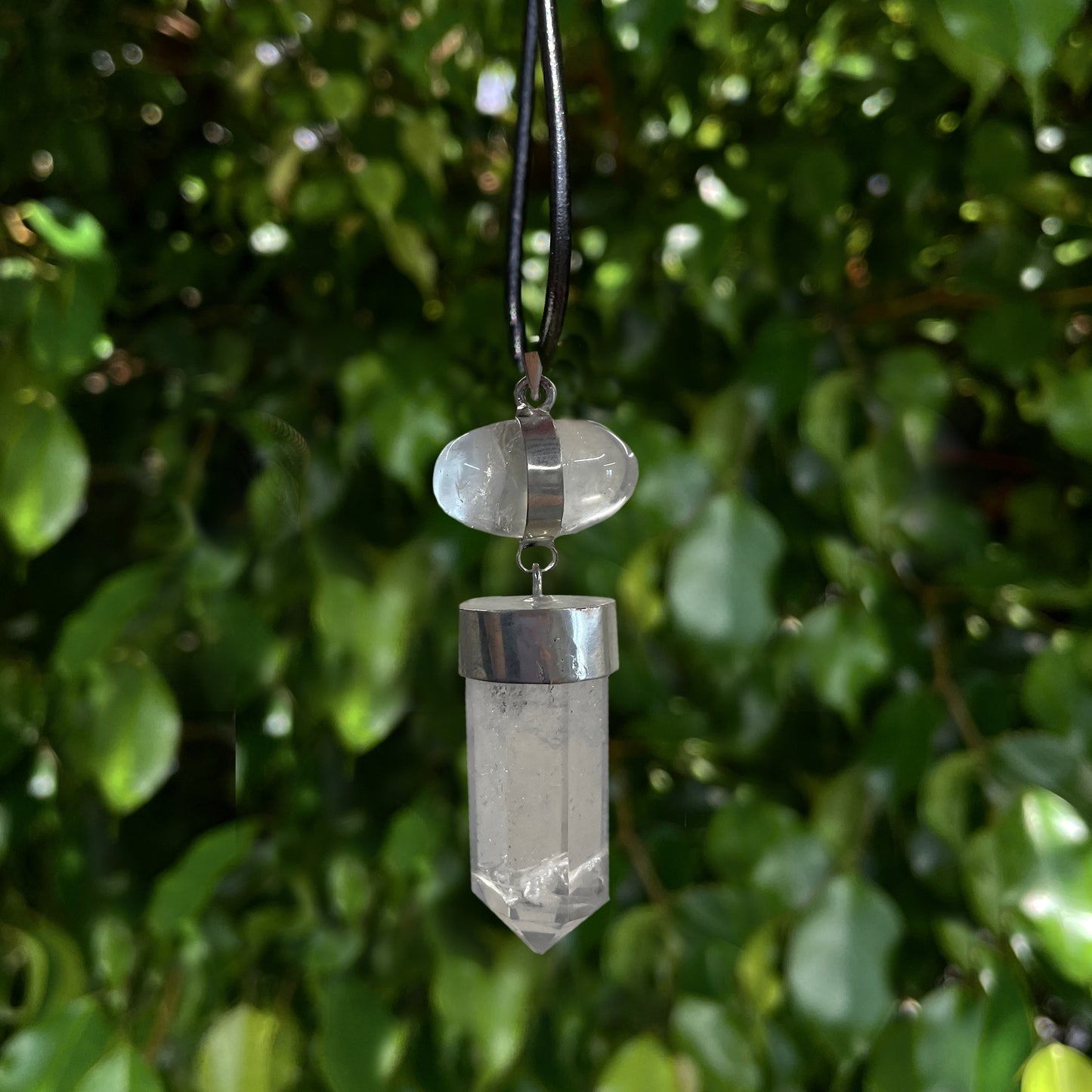 Clear Quartz Gemstone Pendant