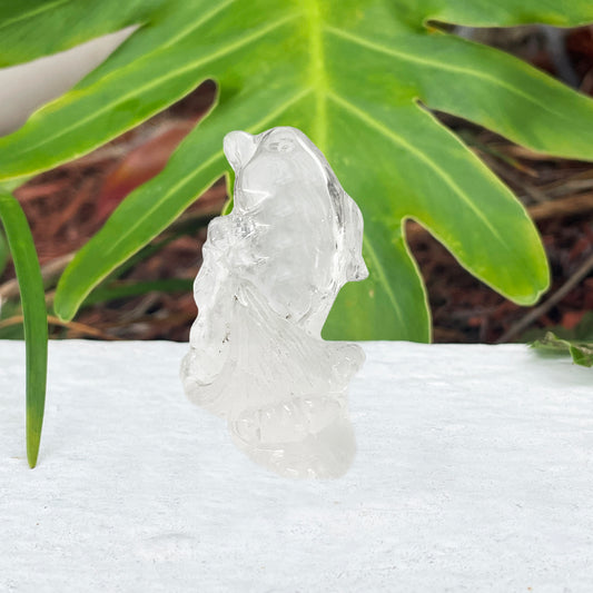 Clear Quartz Dolphin