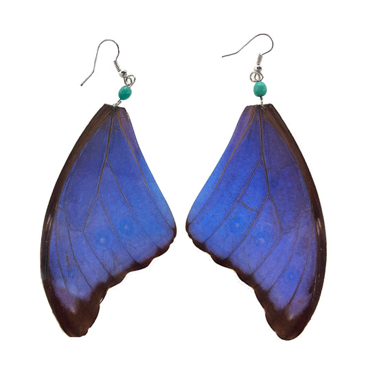 Blue Morpho Earrings