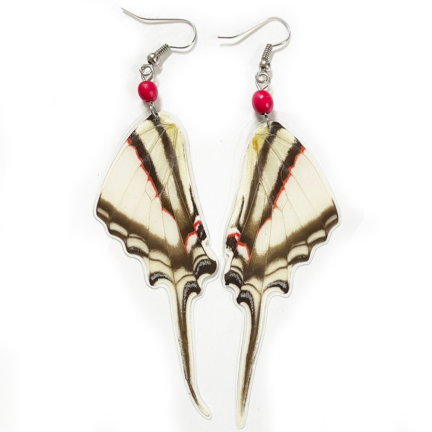 Kite Swallowtail Butterfly Wing Earrings