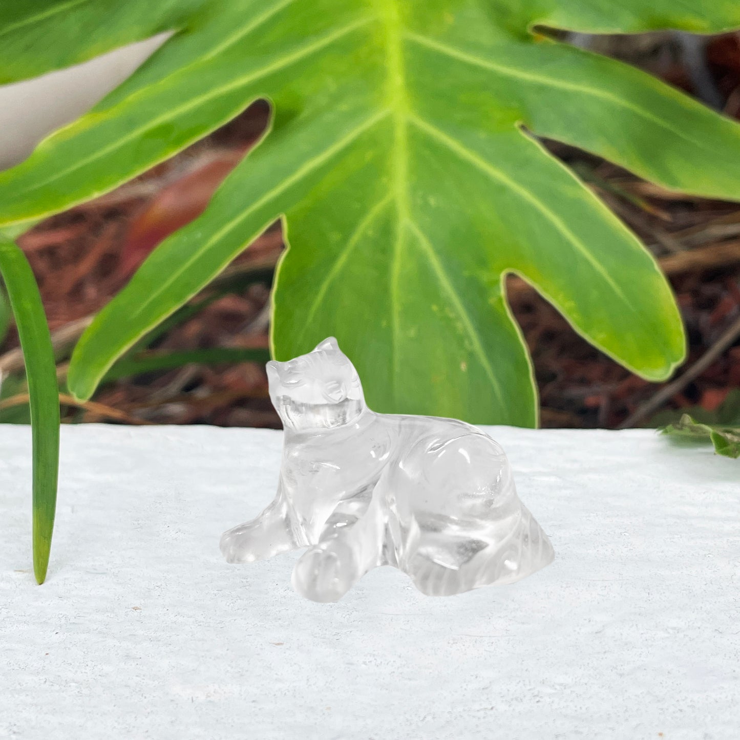 Clear Quartz Cat