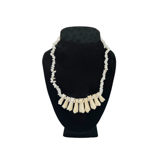 Bone Teeth Necklace