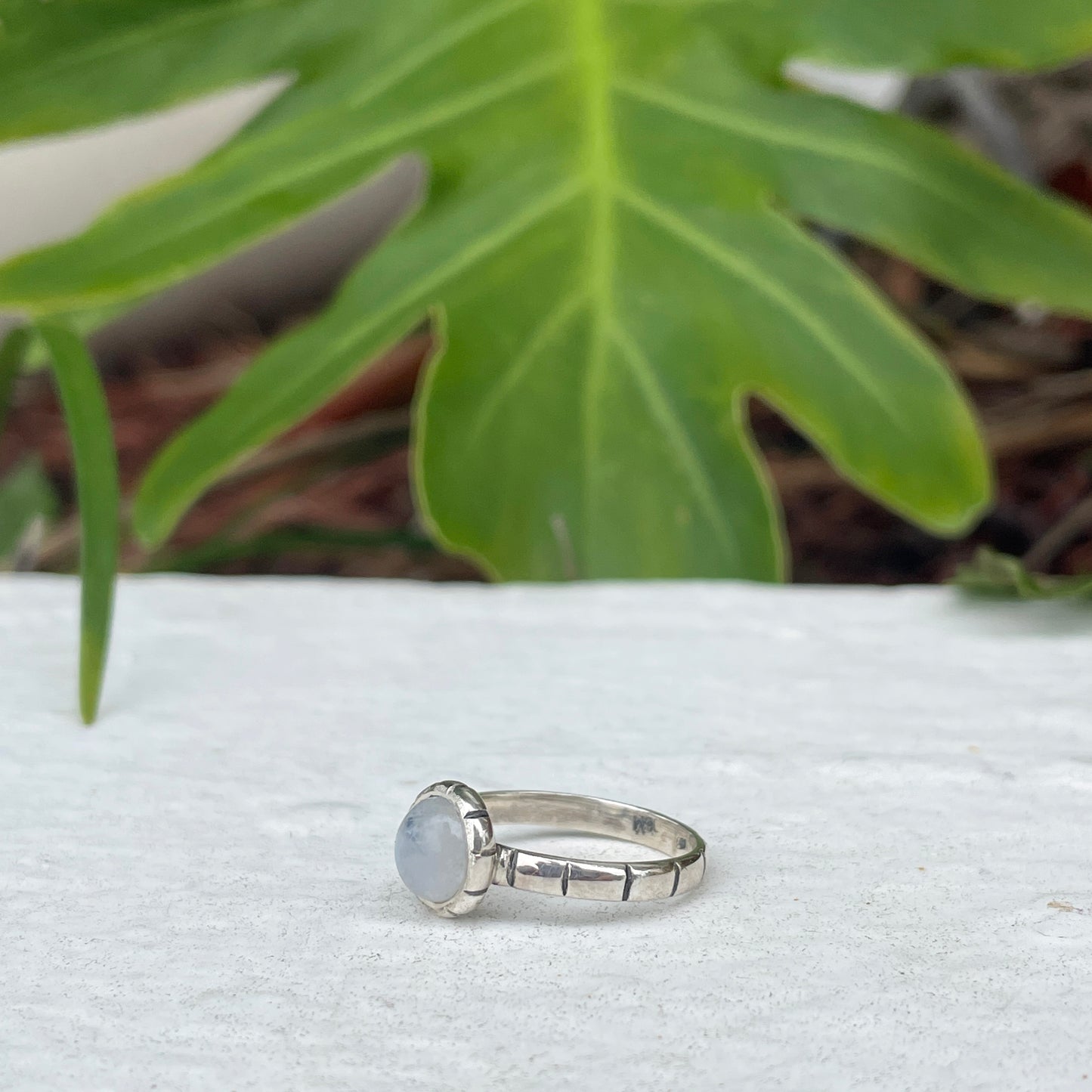 Moonstone Luna Ring