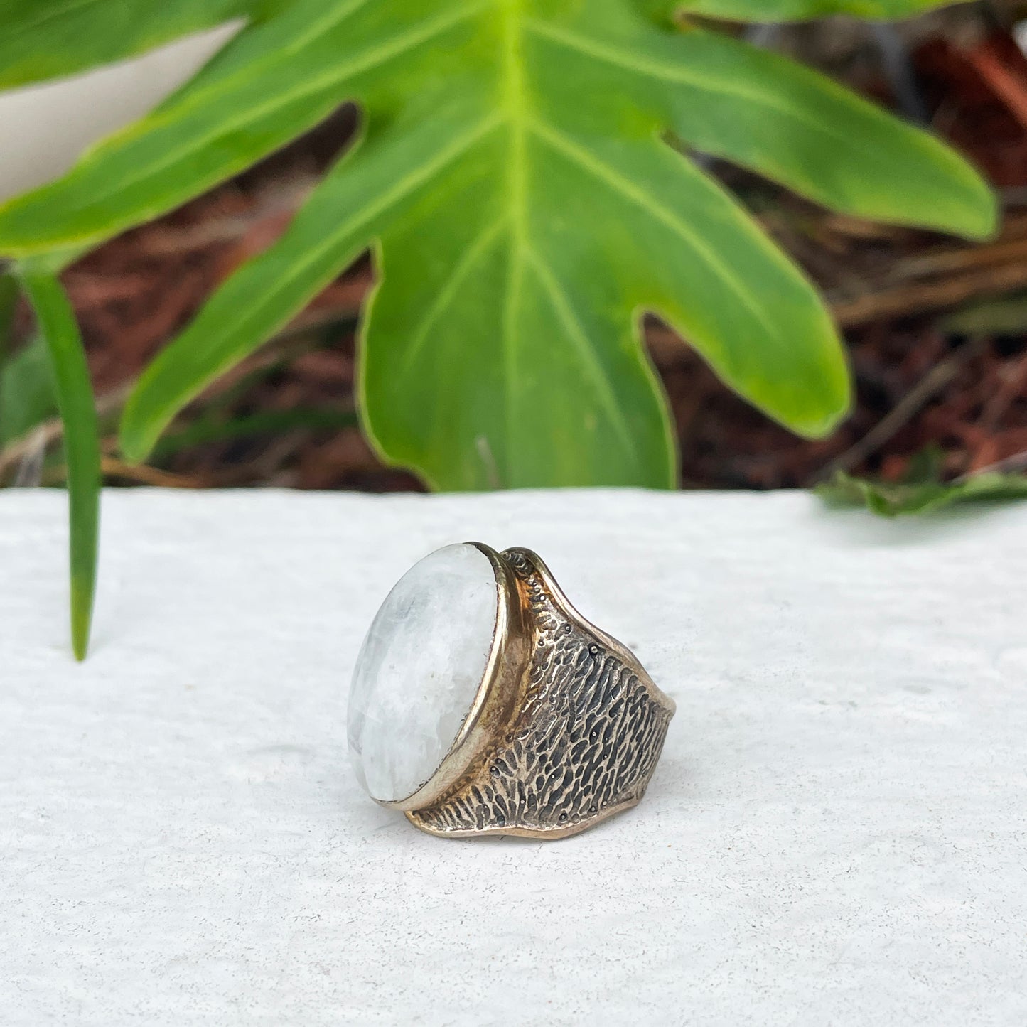 Moonstone Eclipse Ring