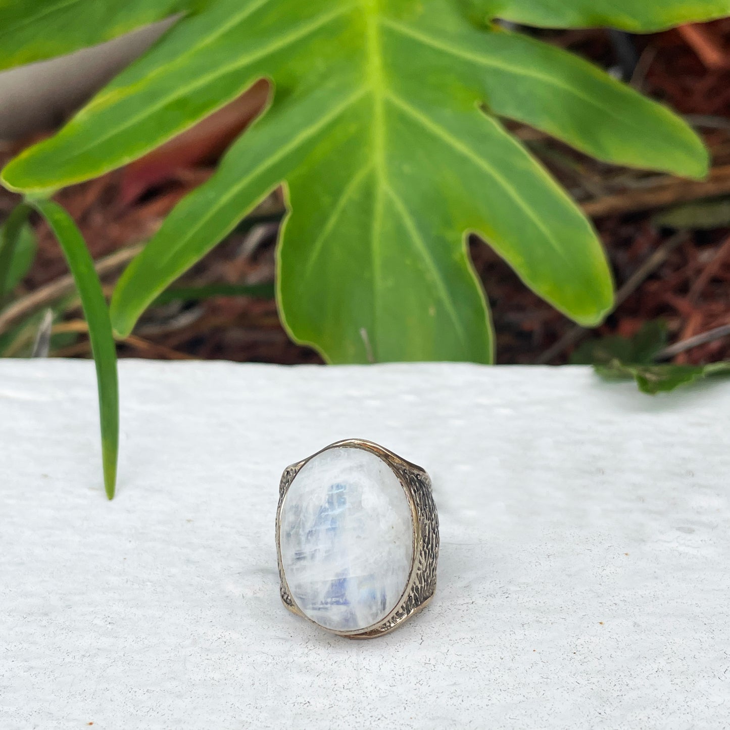 Moonstone Eclipse Ring