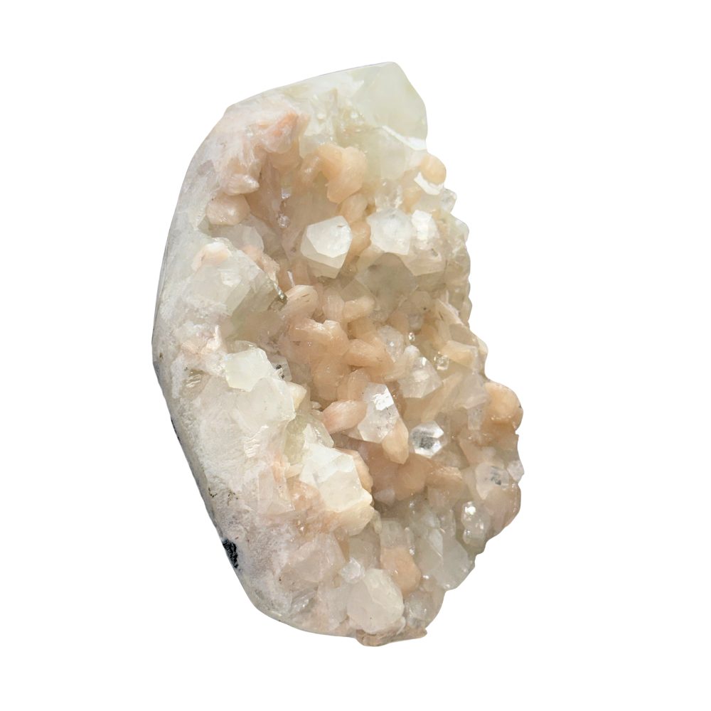 Apophyllite with Stilbite Cluster