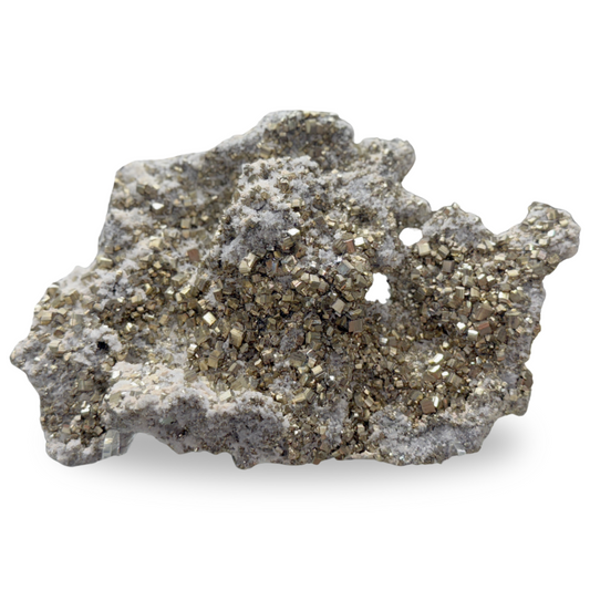 Pyrite on Matrix
