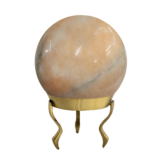 Salmon Onyx Sphere